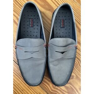 SWIMS Penny Loafer Waterproof Shoes Mens SZ 9 Grey Slip‎ On Moccasins Casual